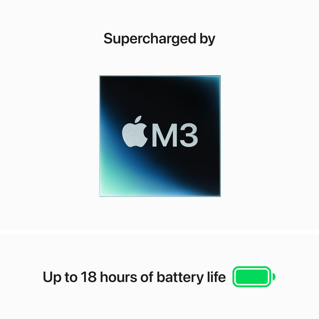 Apple 2024 MacBook Air 15-inch  M3 | 8-Core CPU |10-Core GPU| 8GB Unified Memory |256GB SSD Storage footnote ¹|